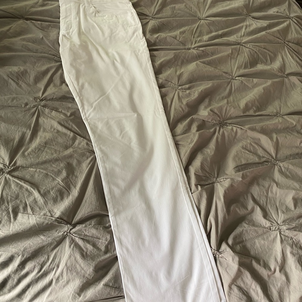 White cotton pants